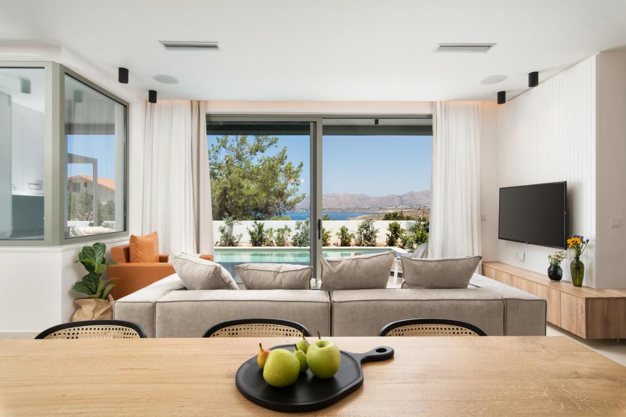 Lux Sea View Villa By Chania Living Stories Exterior foto