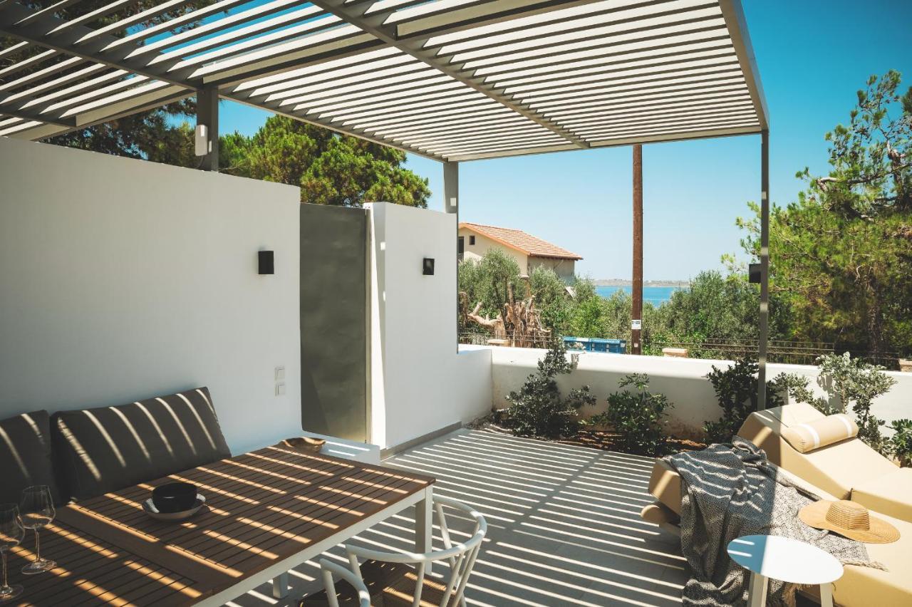 Lux Sea View Villa By Chania Living Stories Exterior foto